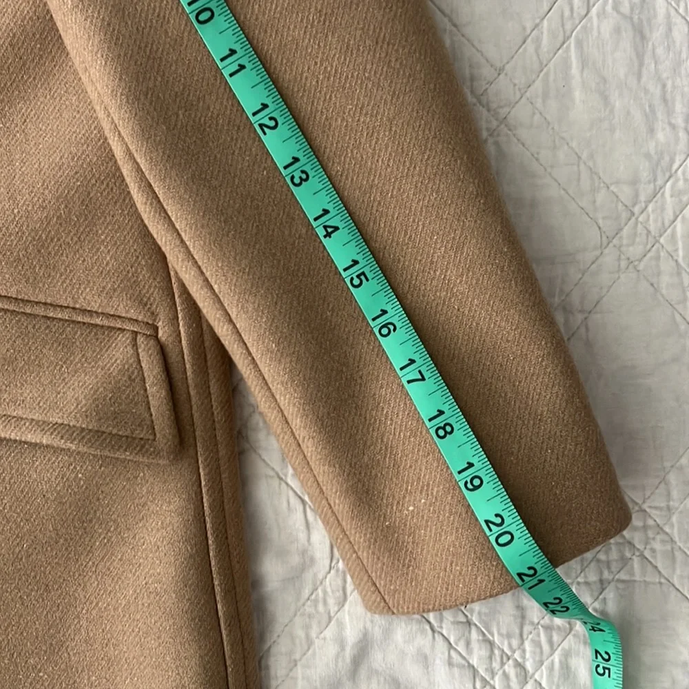 Everlane Double-Breasted Camel Coat